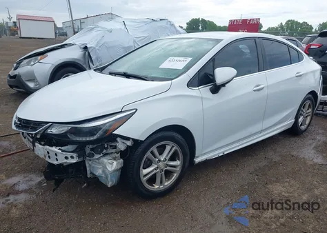 2017 Chevrolet Cruze Lt Auto z USA, uszkodzony, nr VIN 1G1BE5SM6H7209407